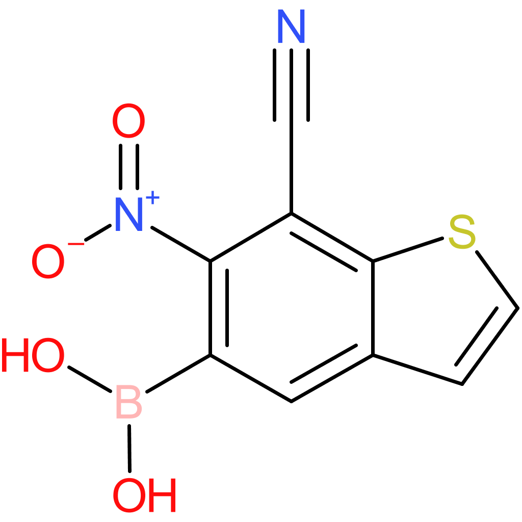 7-cyano-6-nitrobenzothiophene-5-boronic acid