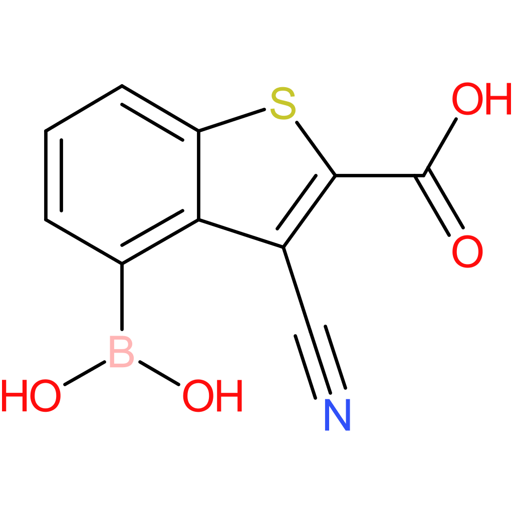 2-carboxy-3-cyanobenzothiophene-4-boronic acid