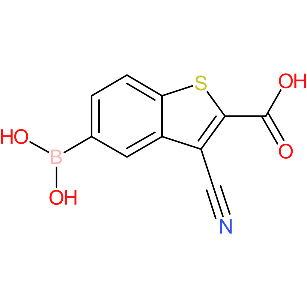 2-carboxy-3-cyanobenzothiophene-5-boronic acid