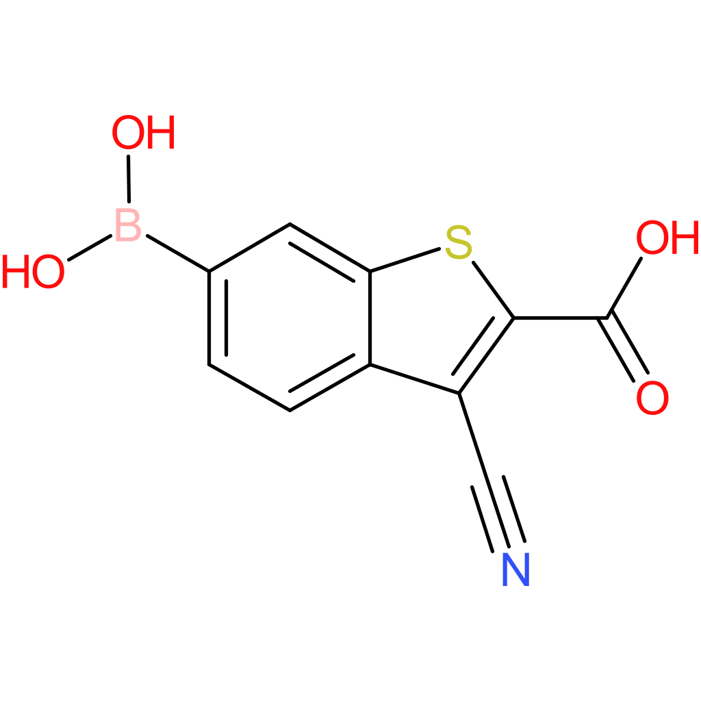 2-carboxy-3-cyanobenzothiophene-6-boronic acid
