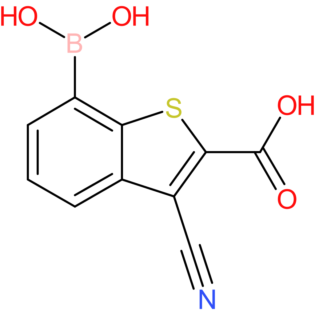 2-carboxy-3-cyanobenzothiophene-7-boronic acid