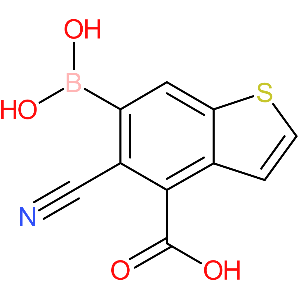 4-carboxy-5-cyanobenzothiophene-6-boronic acid