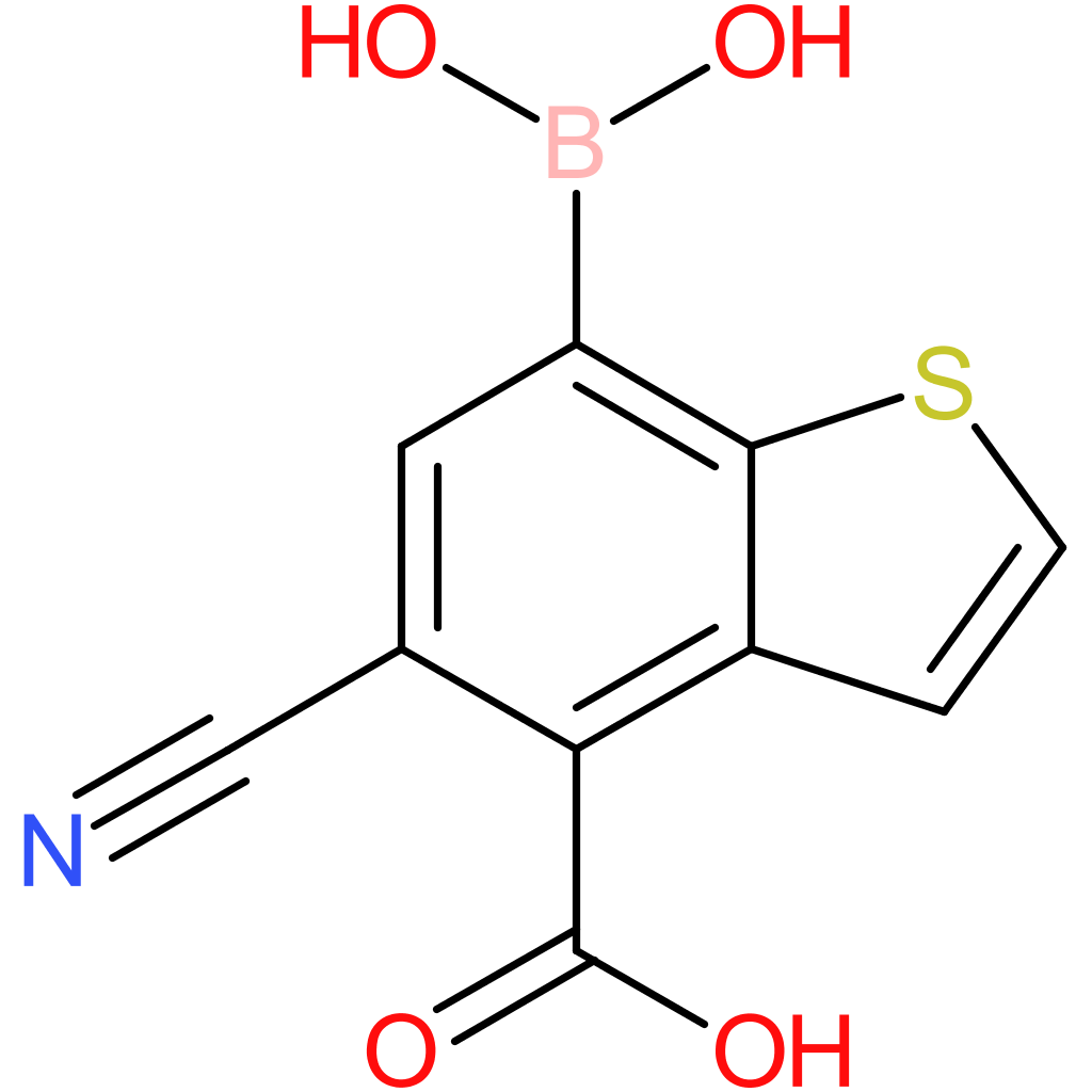 4-carboxy-5-cyanobenzothiophene-7-boronic acid