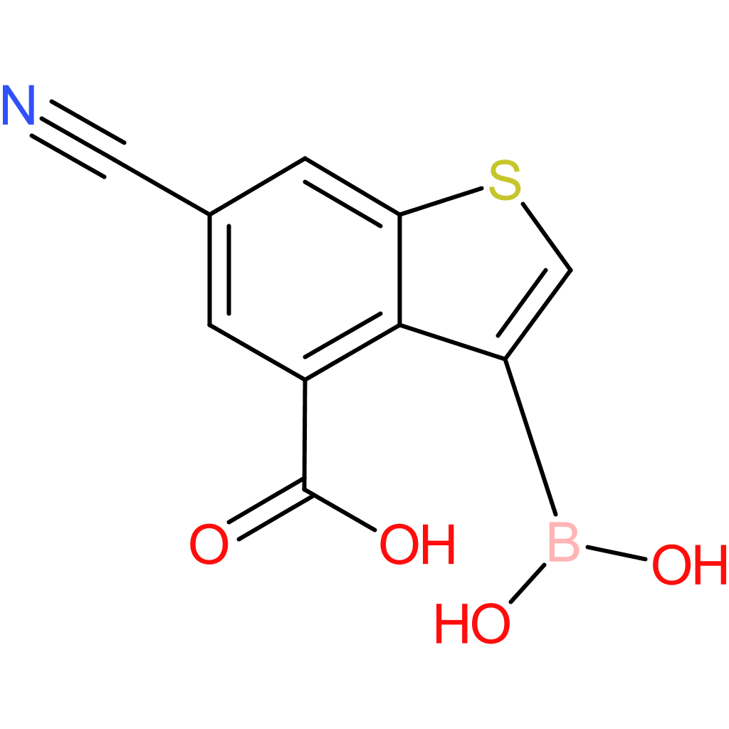 4-carboxy-6-cyanobenzothiophene-3-boronic acid