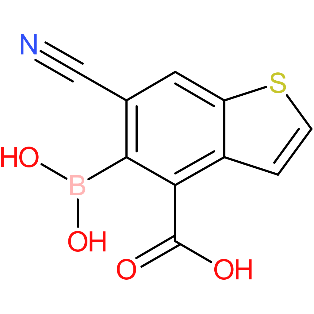 4-carboxy-6-cyanobenzothiophene-5-boronic acid