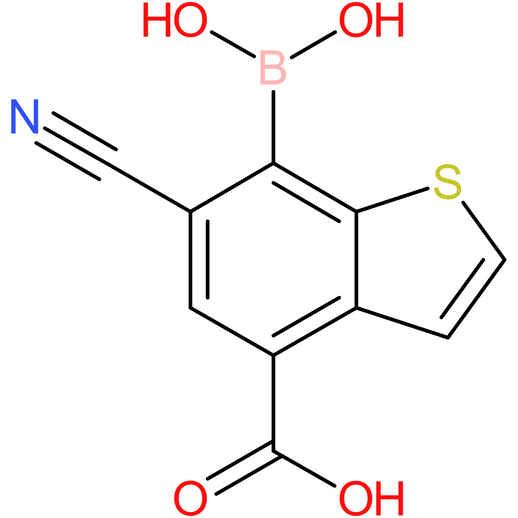 4-carboxy-6-cyanobenzothiophene-7-boronic acid