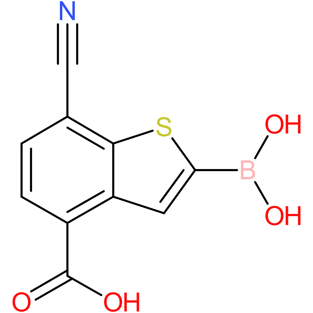 4-carboxy-7-cyanobenzothiophene-2-boronic acid