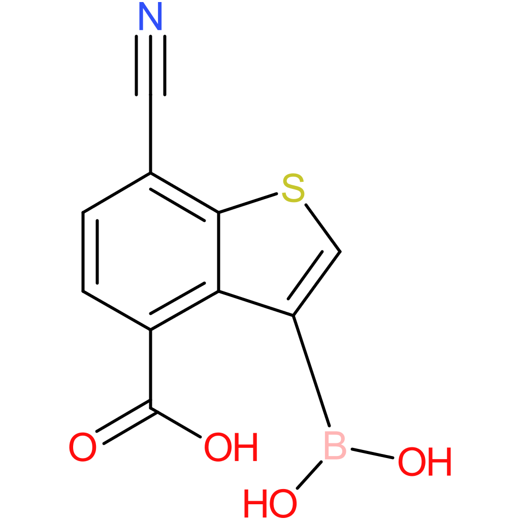 4-carboxy-7-cyanobenzothiophene-3-boronic acid
