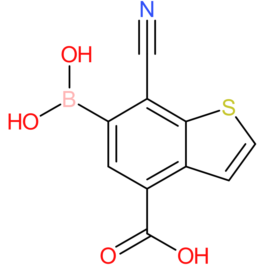 4-carboxy-7-cyanobenzothiophene-6-boronic acid