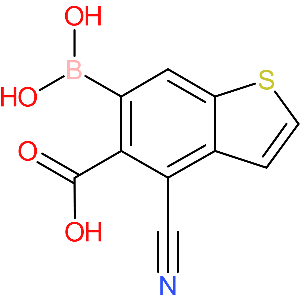 5-carboxy-4-cyanobenzothiophene-6-boronic acid
