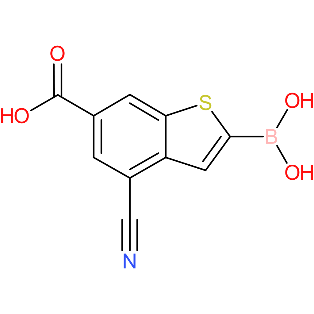 6-carboxy-4-cyanobenzothiophene-2-boronic acid
