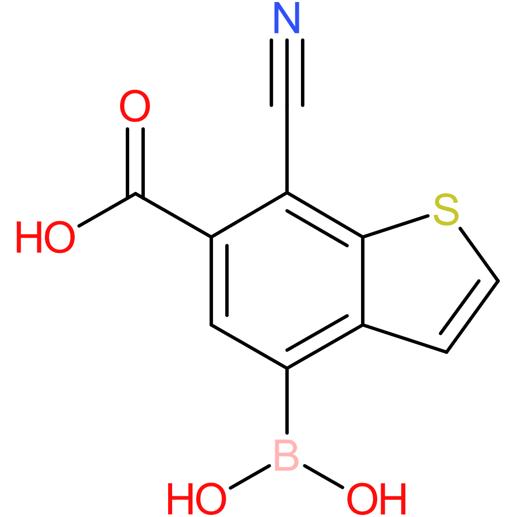 6-carboxy-7-cyanobenzothiophene-4-boronic acid