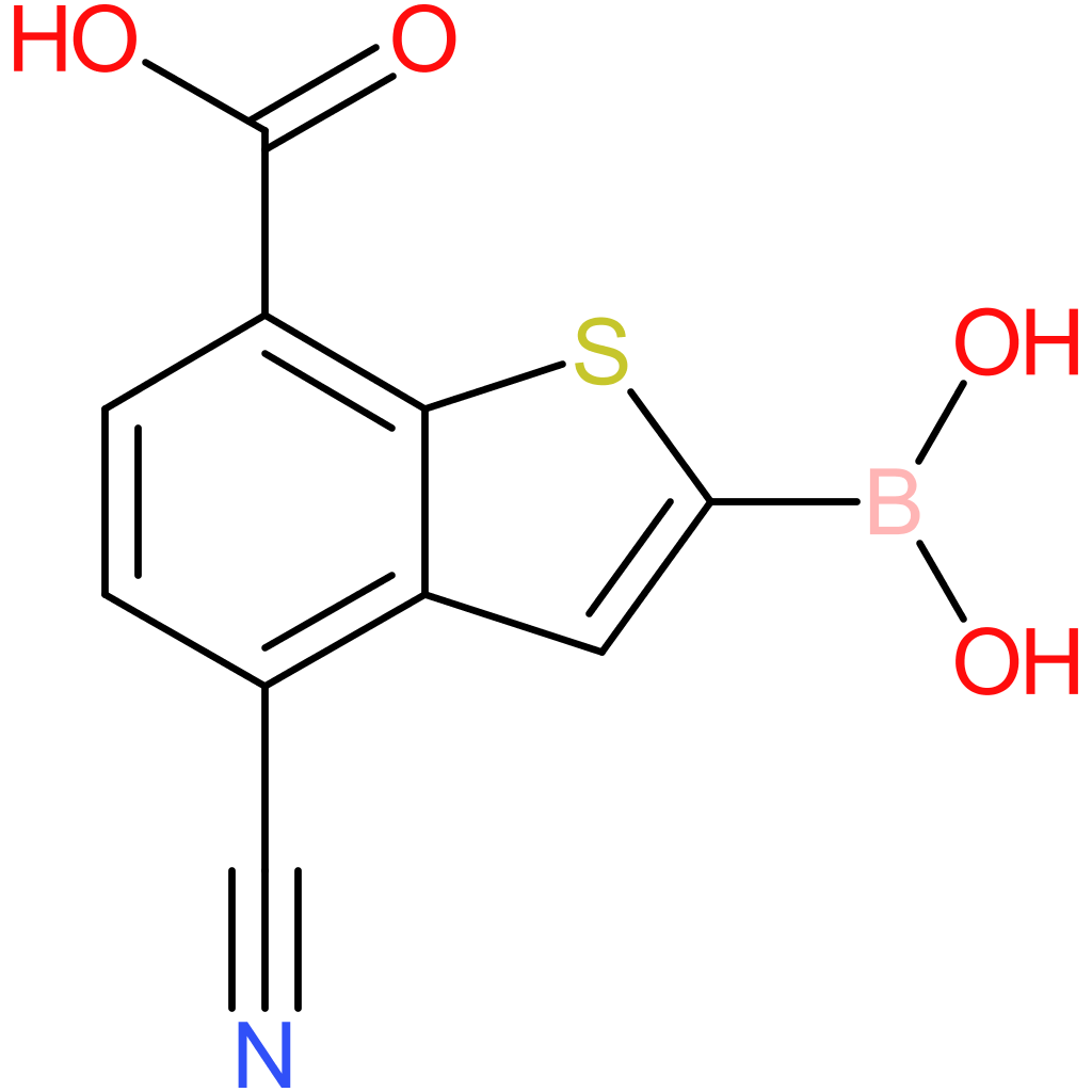 7-carboxy-4-cyanobenzothiophene-2-boronic acid