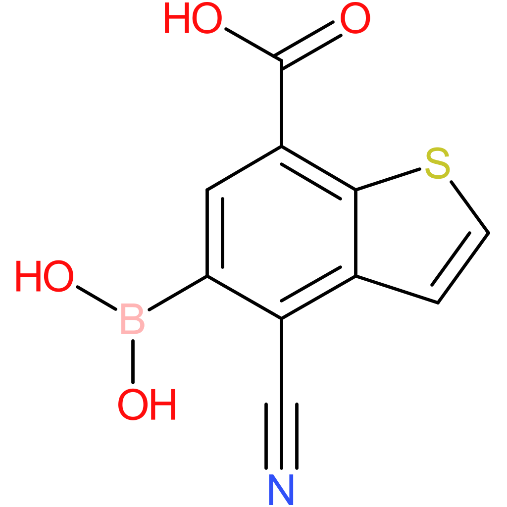 7-carboxy-4-cyanobenzothiophene-5-boronic acid