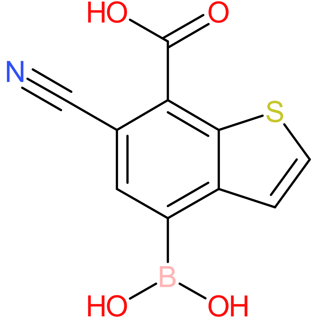 7-carboxy-6-cyanobenzothiophene-4-boronic acid
