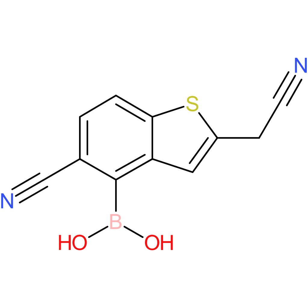 4-borono-5-cyanobenzothiophene-2-acetonitrile