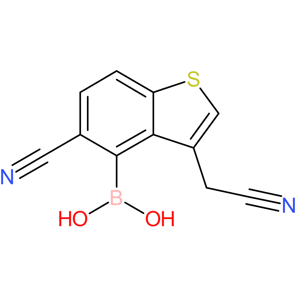 4-borono-5-cyanobenzothiophene-3-acetonitrile