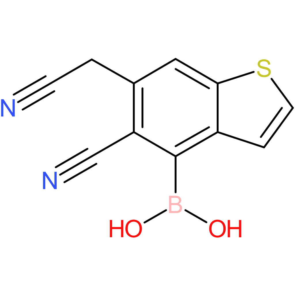 4-borono-5-cyanobenzothiophene-6-acetonitrile
