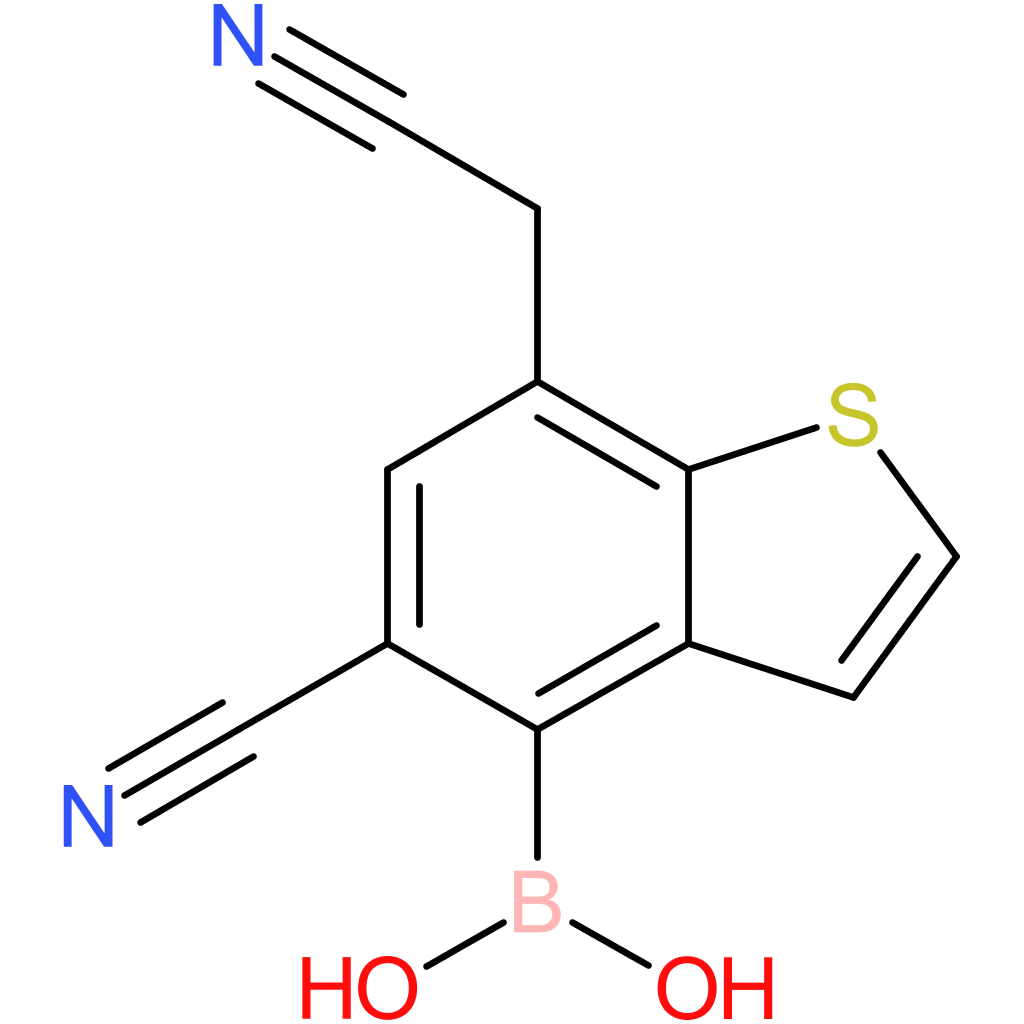 4-borono-5-cyanobenzothiophene-7-acetonitrile