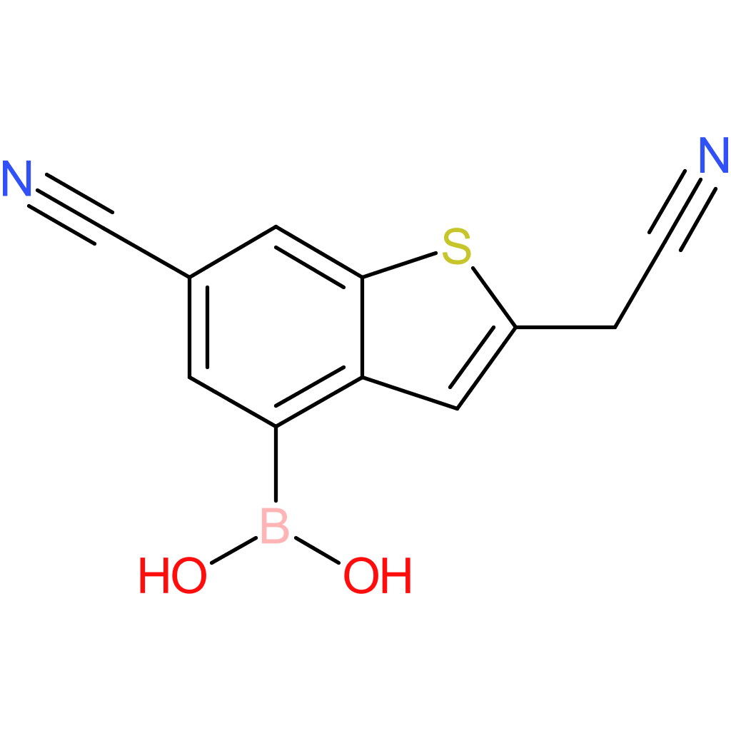 4-borono-6-cyanobenzothiophene-2-acetonitrile