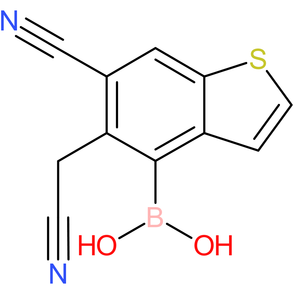 4-borono-6-cyanobenzothiophene-5-acetonitrile