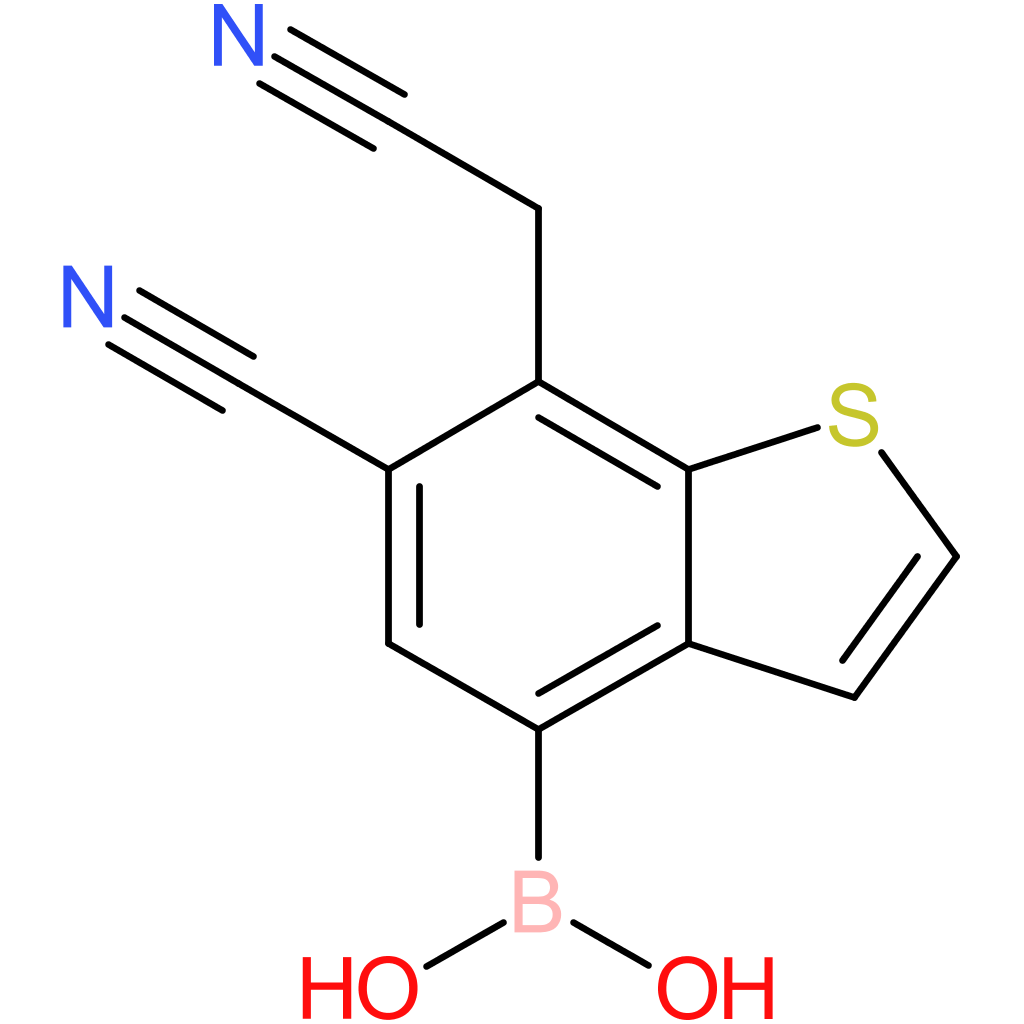4-borono-6-cyanobenzothiophene-7-acetonitrile