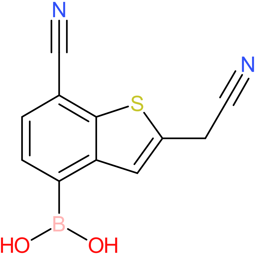 4-borono-7-cyanobenzothiophene-2-acetonitrile