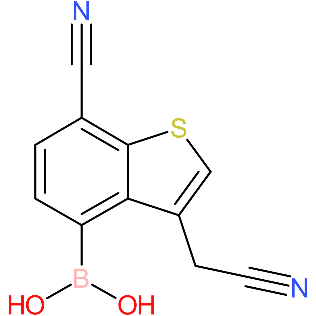 4-borono-7-cyanobenzothiophene-3-acetonitrile