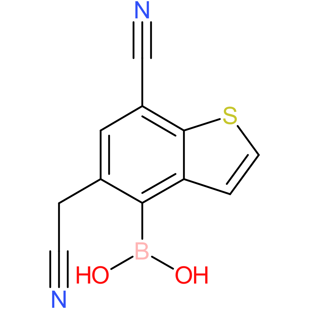 4-borono-7-cyanobenzothiophene-5-acetonitrile