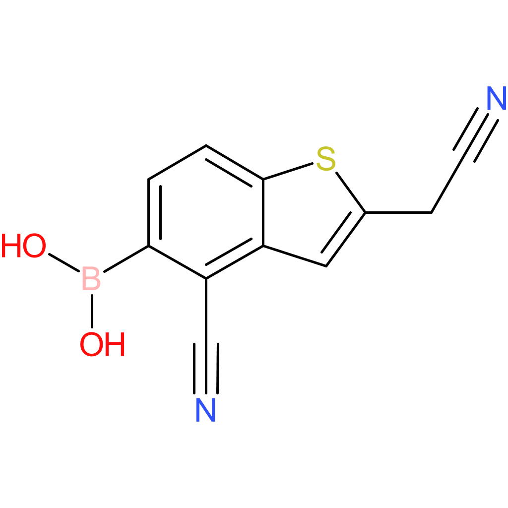 5-borono-4-cyanobenzothiophene-2-acetonitrile