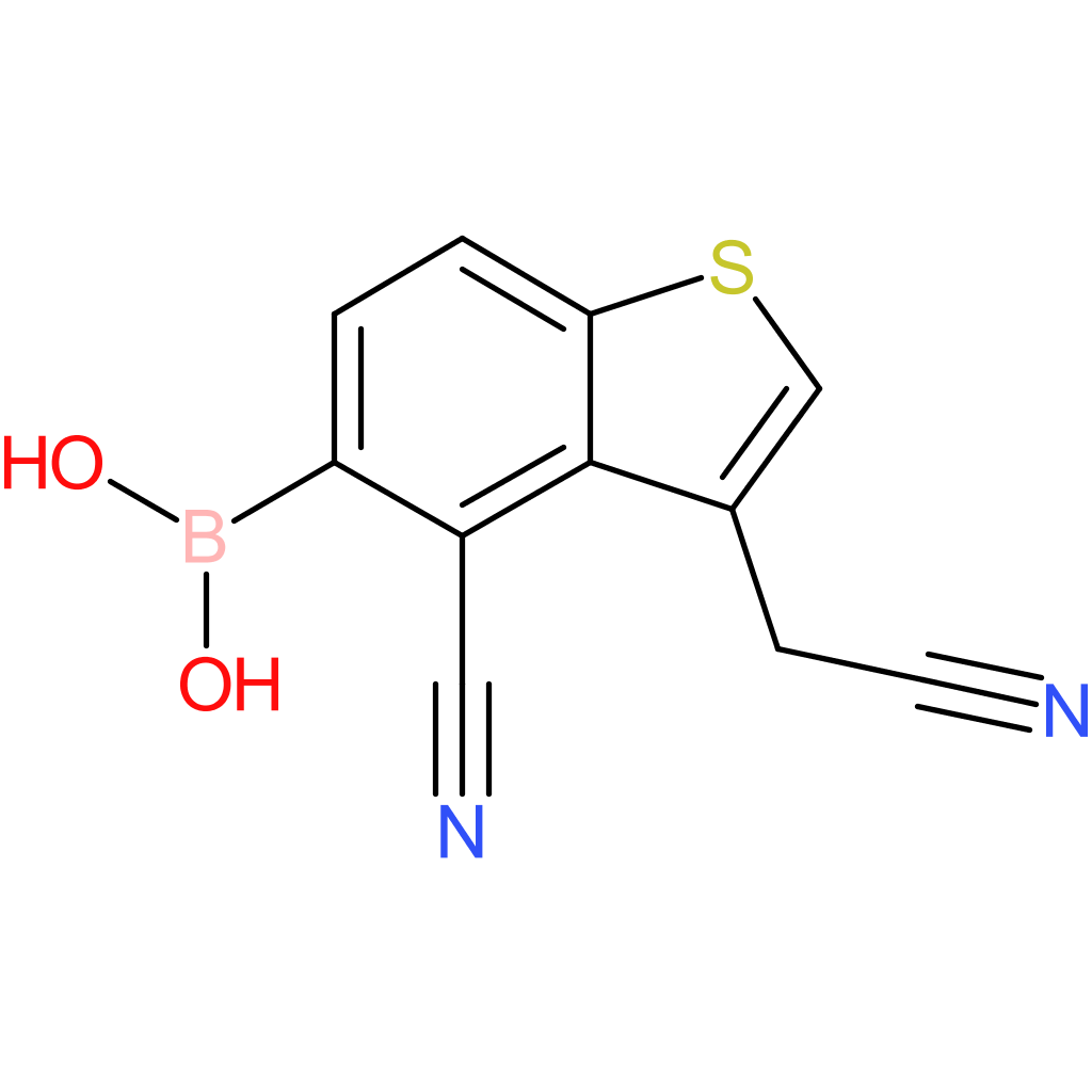 5-borono-4-cyanobenzothiophene-3-acetonitrile