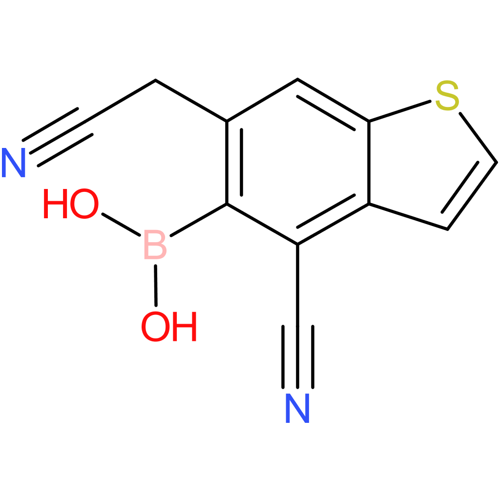 5-borono-4-cyanobenzothiophene-6-acetonitrile