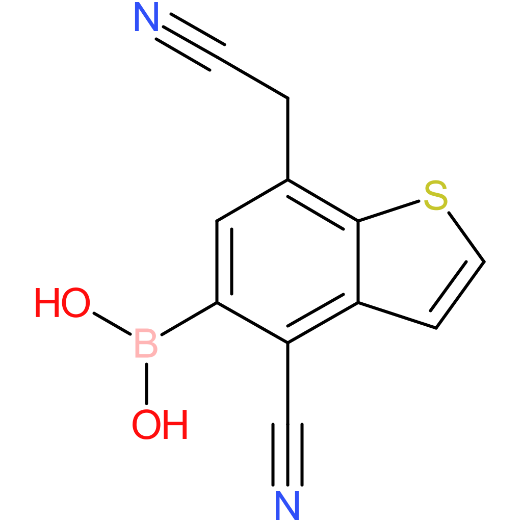 5-borono-4-cyanobenzothiophene-7-acetonitrile