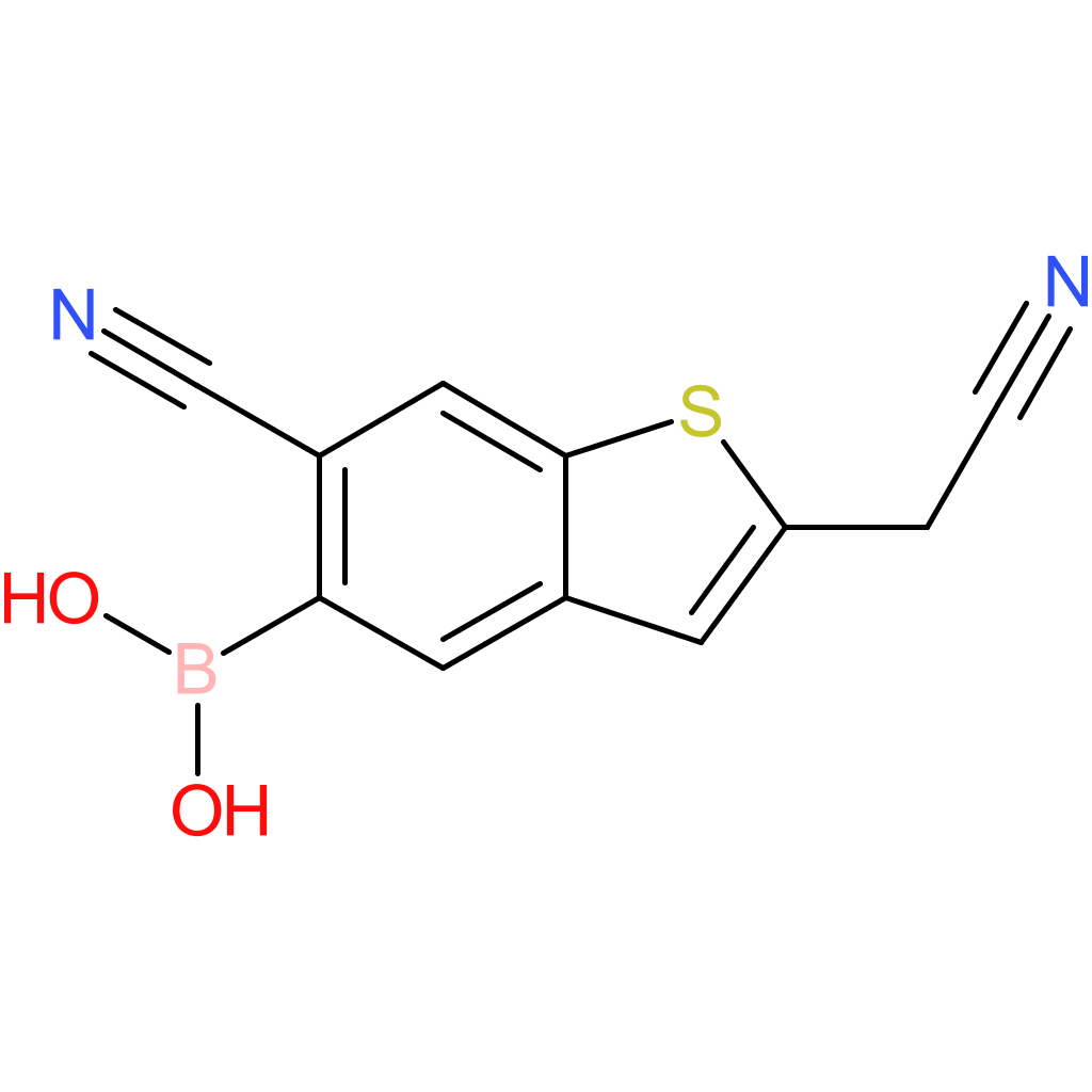 5-borono-6-cyanobenzothiophene-2-acetonitrile