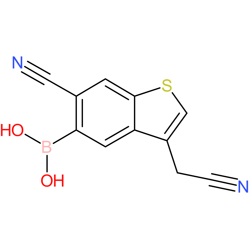 5-borono-6-cyanobenzothiophene-3-acetonitrile