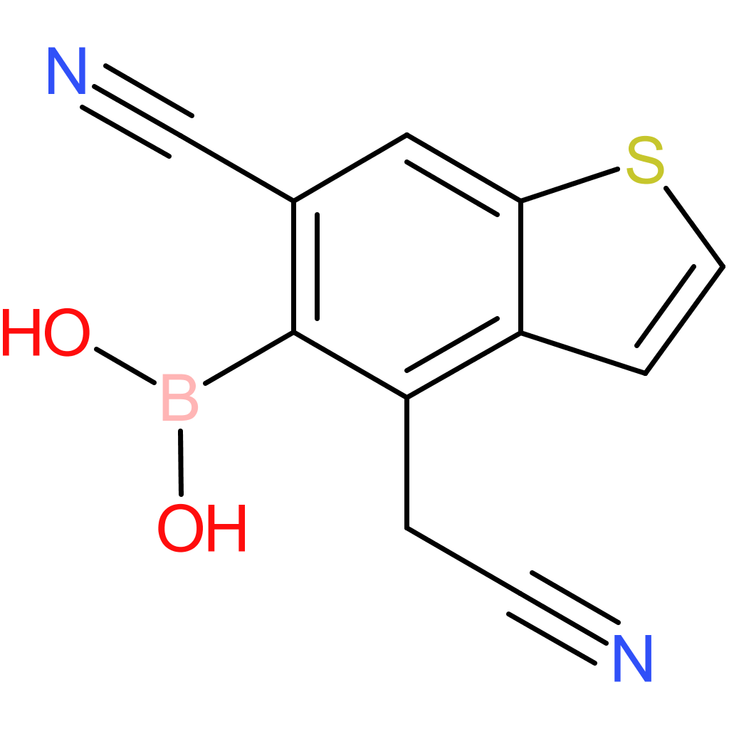 5-borono-6-cyanobenzothiophene-4-acetonitrile