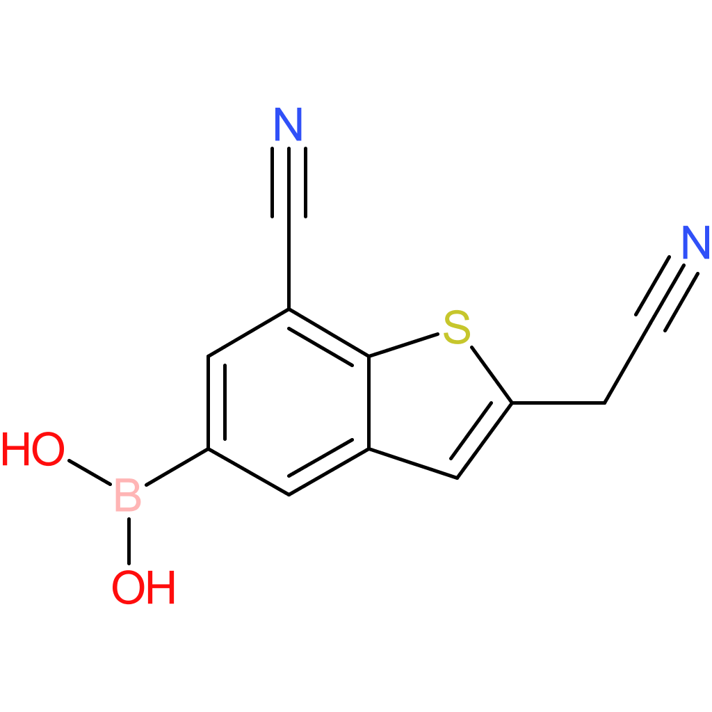 5-borono-7-cyanobenzothiophene-2-acetonitrile