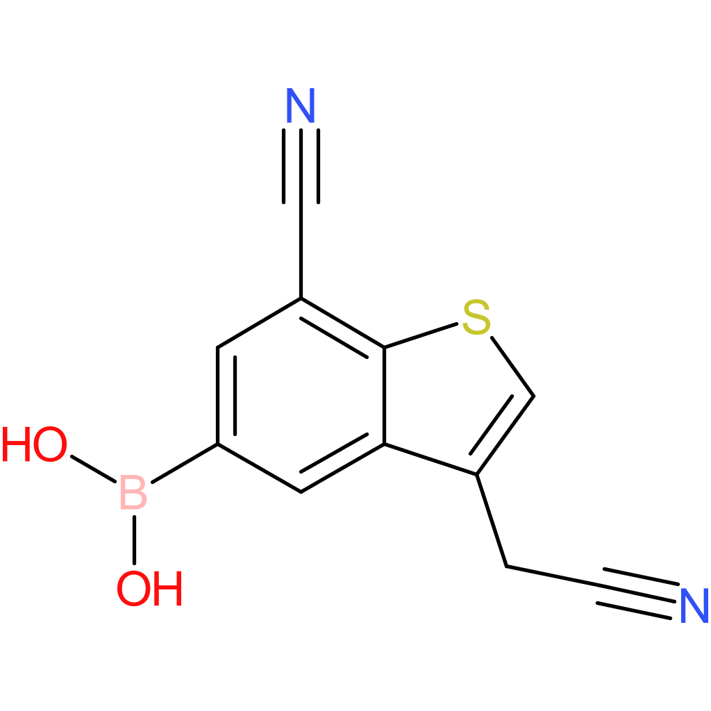 5-borono-7-cyanobenzothiophene-3-acetonitrile