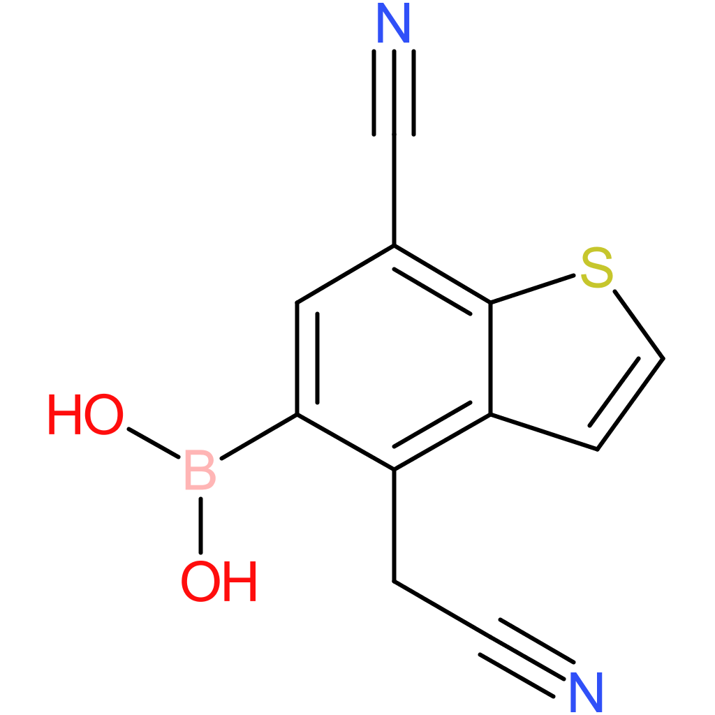 5-borono-7-cyanobenzothiophene-4-acetonitrile