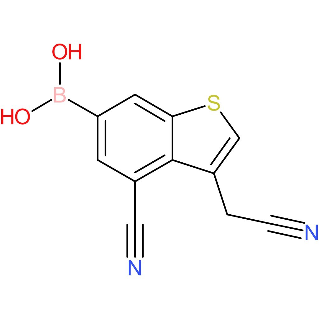 6-borono-4-cyanobenzothiophene-3-acetonitrile