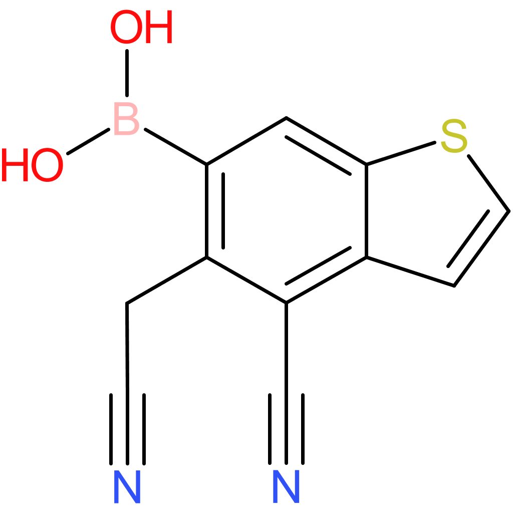 6-borono-4-cyanobenzothiophene-5-acetonitrile