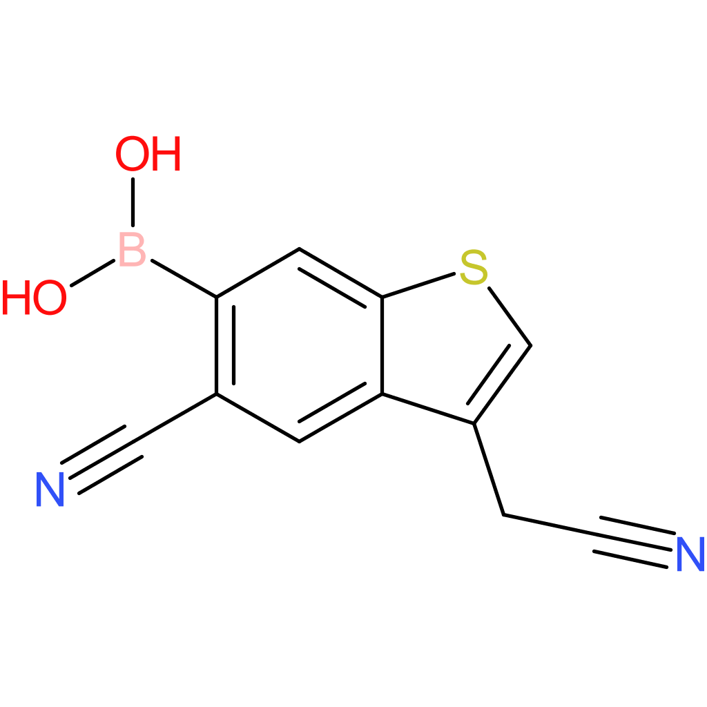 6-borono-5-cyanobenzothiophene-3-acetonitrile