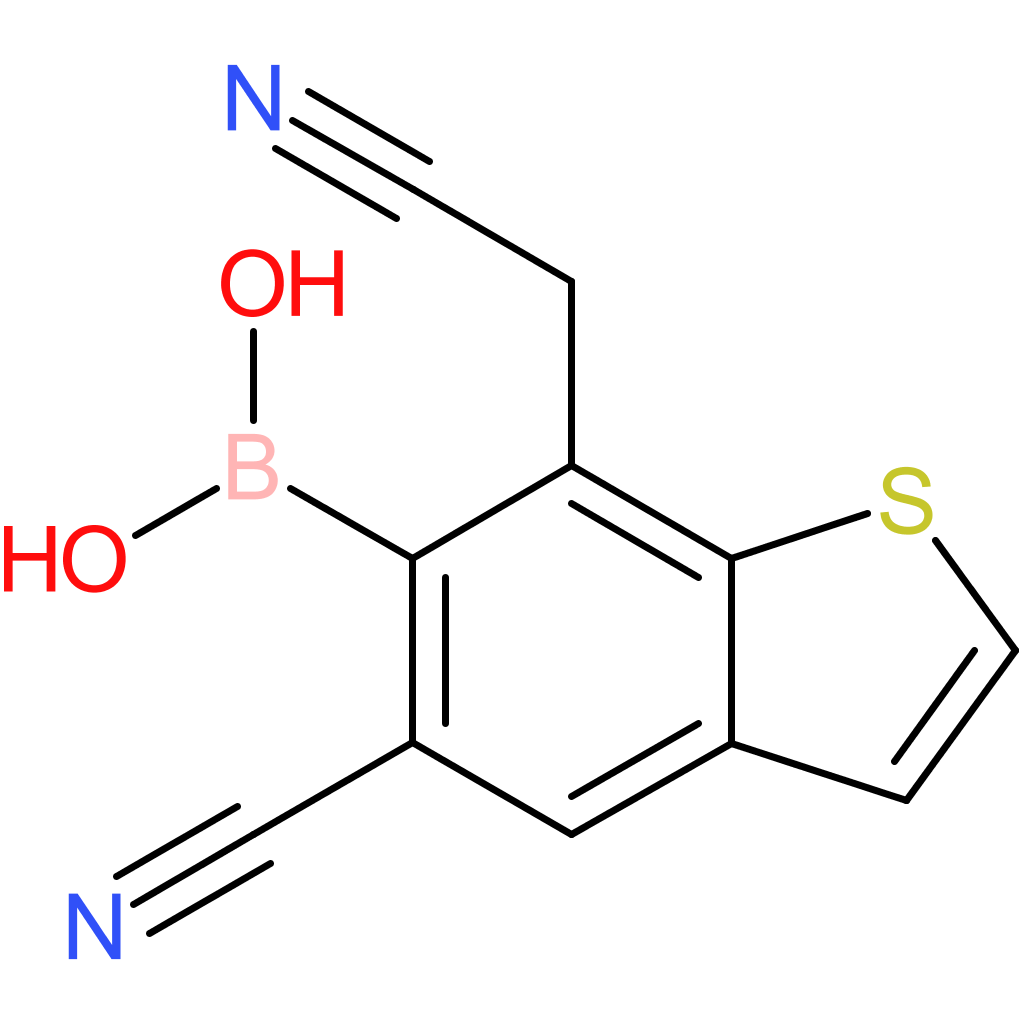 6-borono-5-cyanobenzothiophene-7-acetonitrile