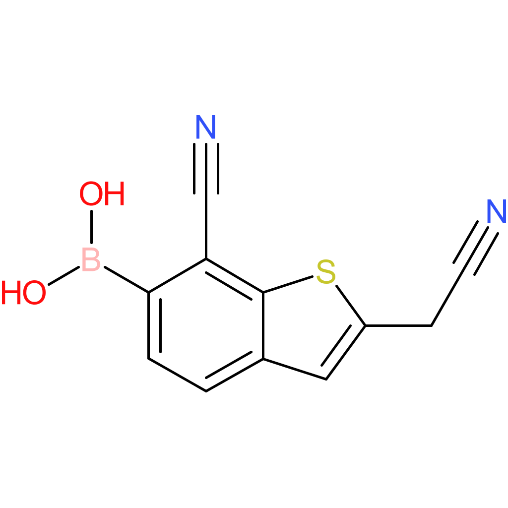 6-borono-7-cyanobenzothiophene-2-acetonitrile