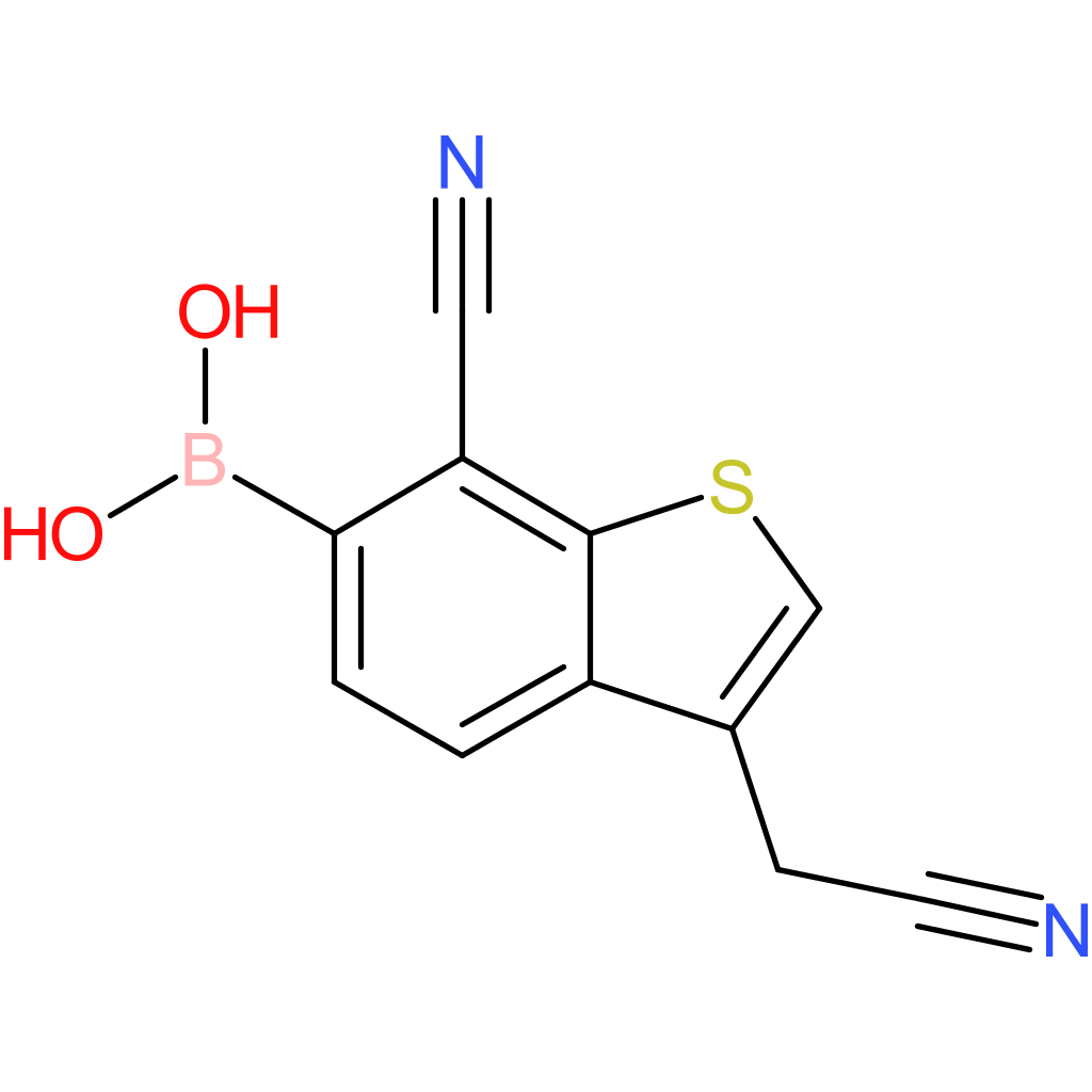 6-borono-7-cyanobenzothiophene-3-acetonitrile