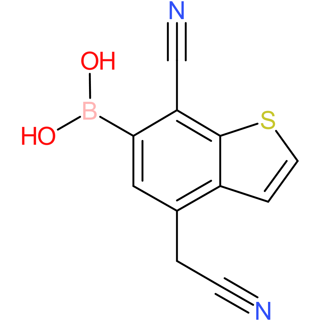6-borono-7-cyanobenzothiophene-4-acetonitrile