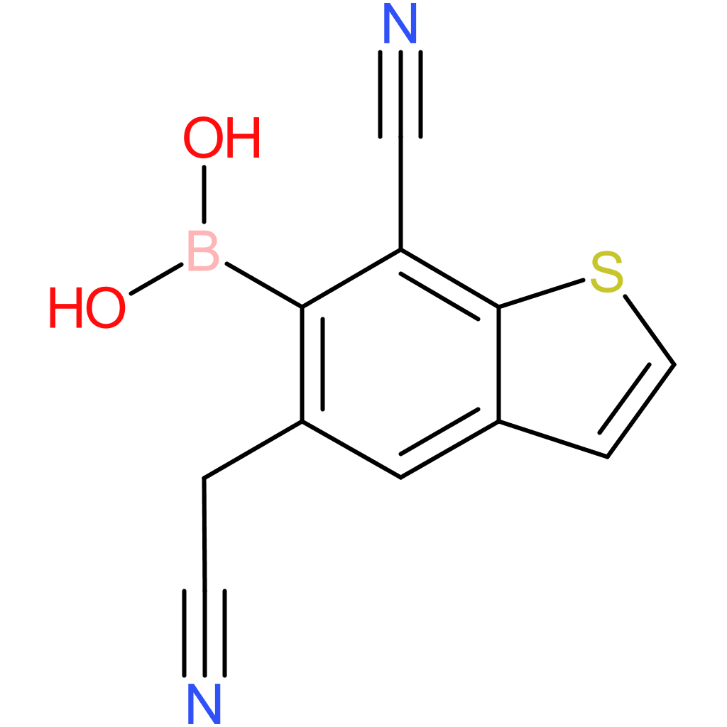 6-borono-7-cyanobenzothiophene-5-acetonitrile