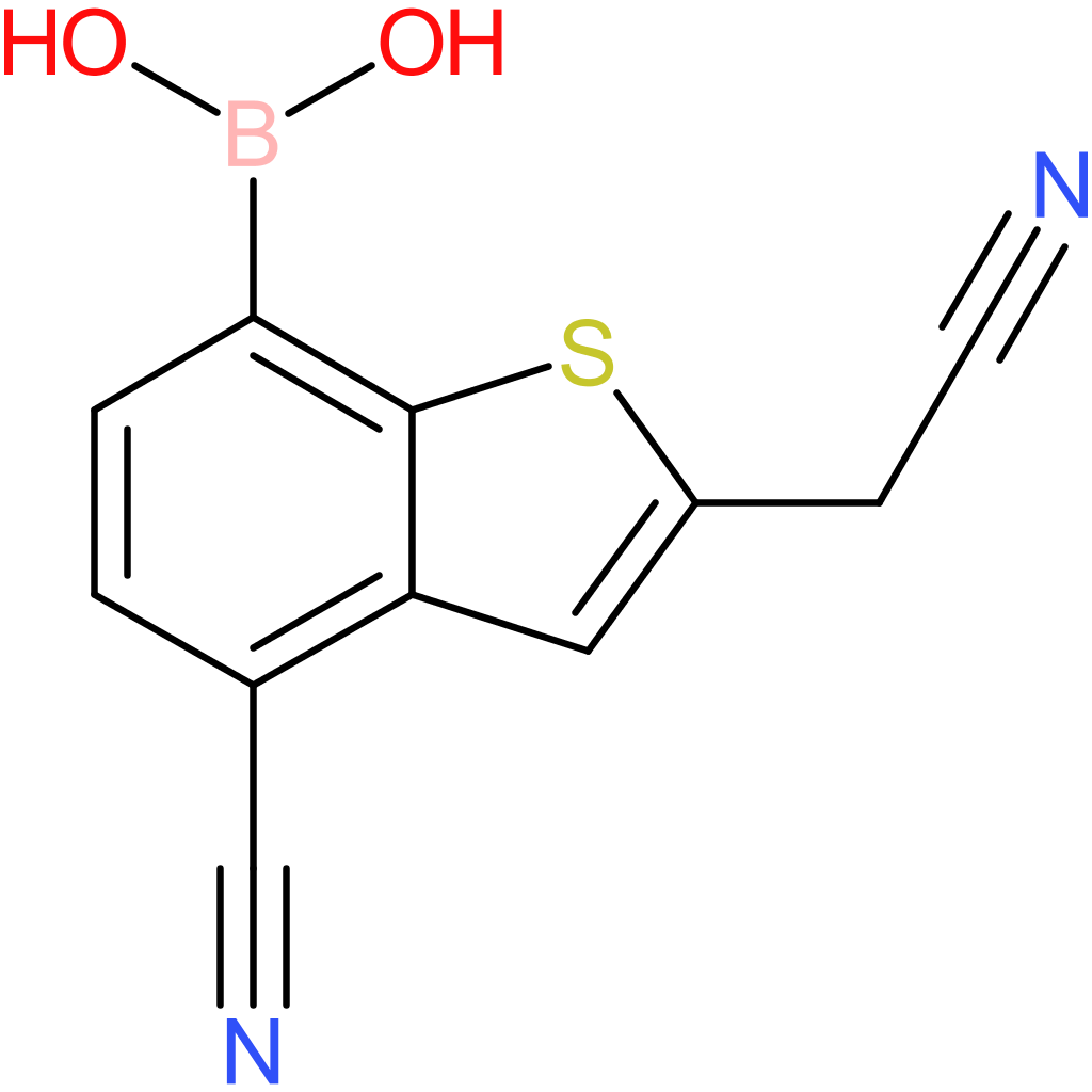 7-borono-4-cyanobenzothiophene-2-acetonitrile