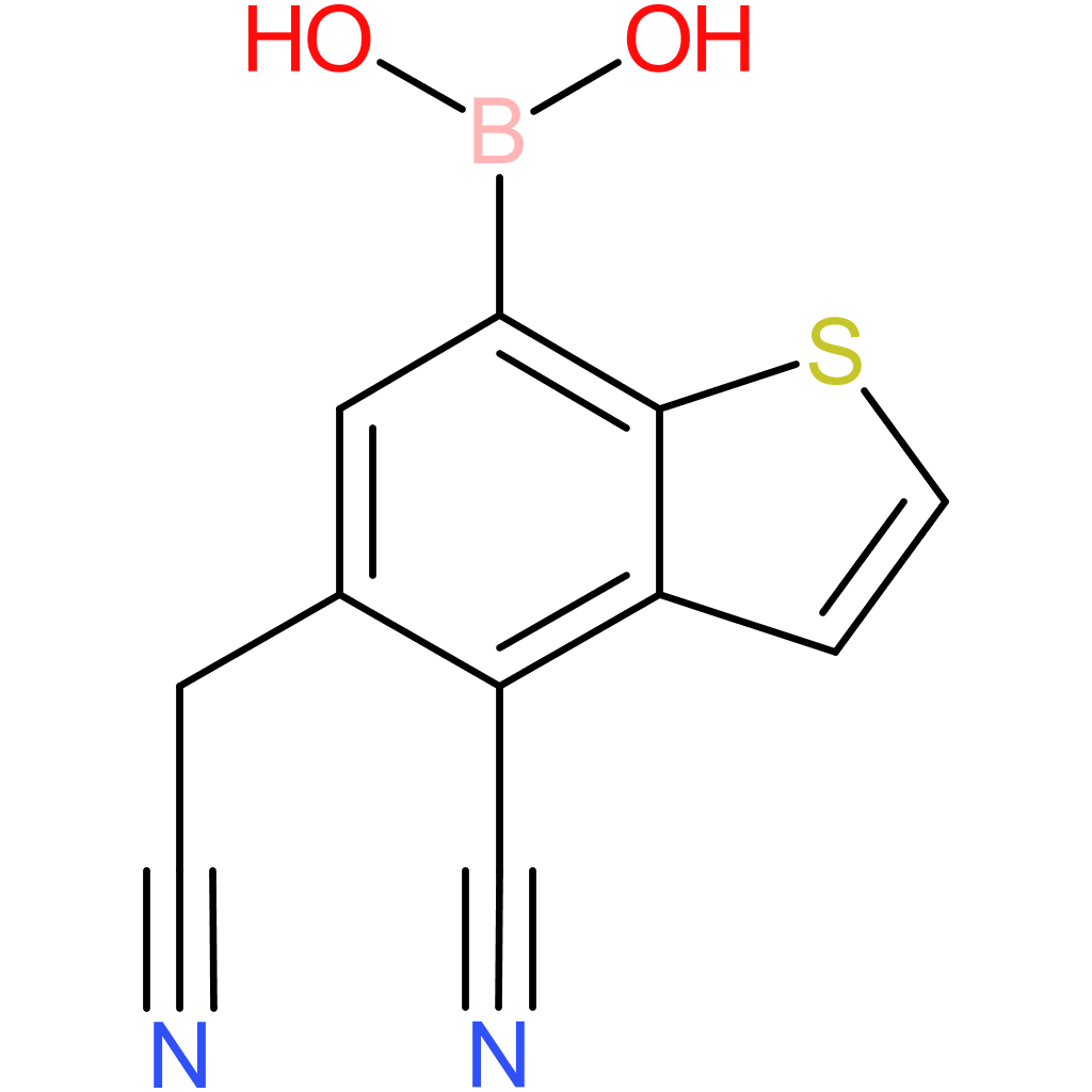 7-borono-4-cyanobenzothiophene-5-acetonitrile
