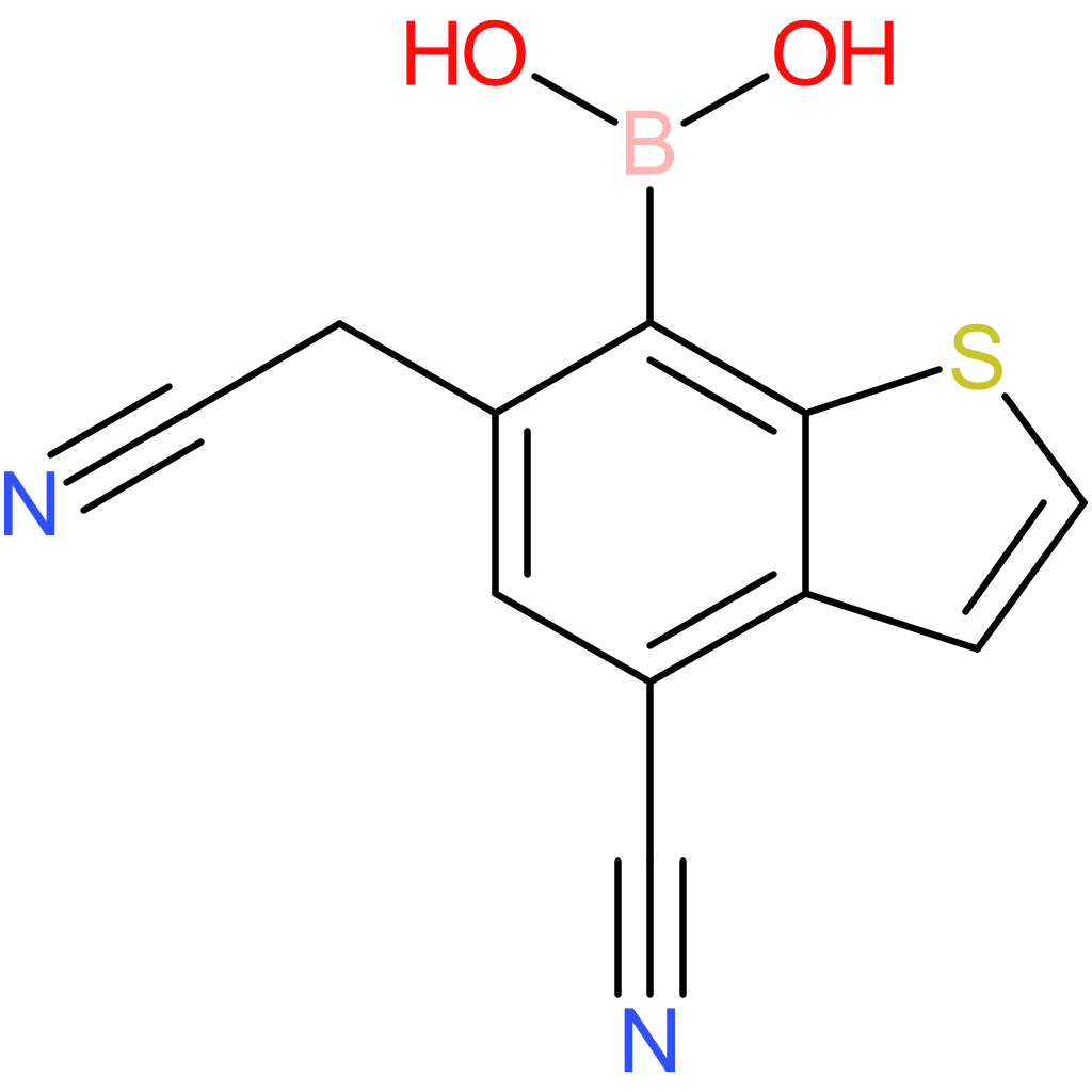 7-borono-4-cyanobenzothiophene-6-acetonitrile